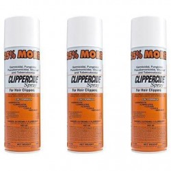 3 bottles of Clippercide Spray for Hair Clippers - 5-in-1 Formula - 425g, ORANGE, Pack of 1
